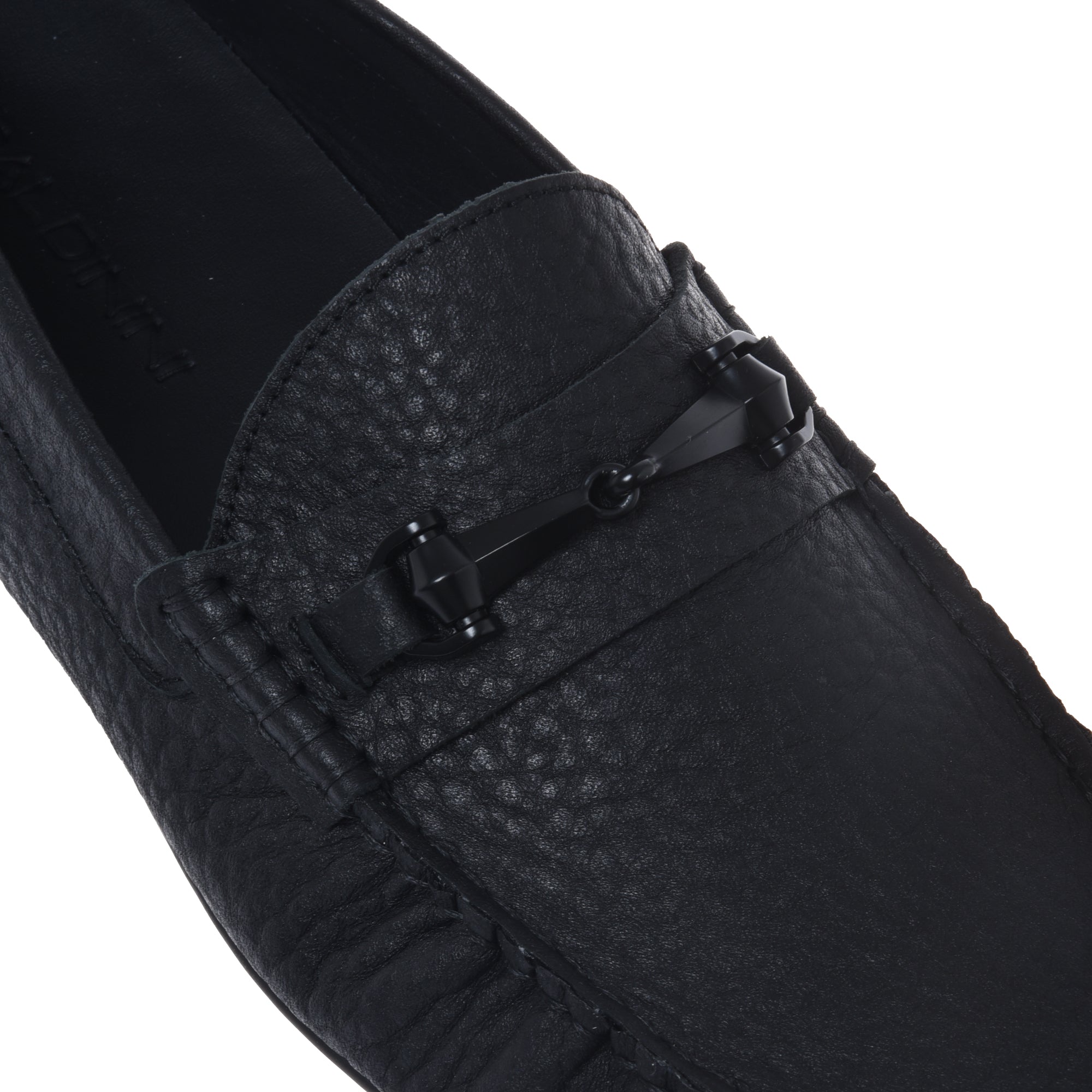 Loafer in black suede leather-Baldinini-OUTLET-ARCHIVIST-ARCHIVE-SALE