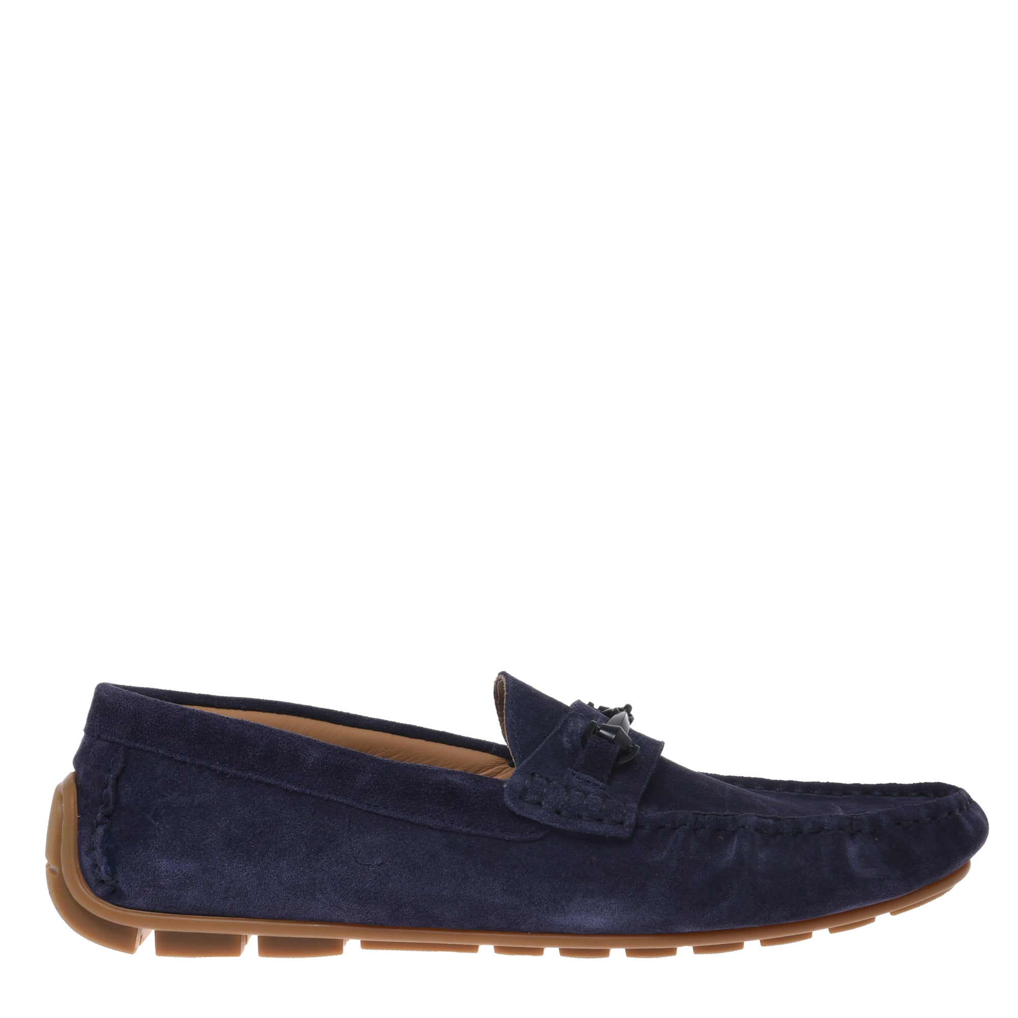 Loafer in blue suede leather-Baldinini-OUTLET-39-BALTICO-ARCHIVIST-ARCHIVE-SALE