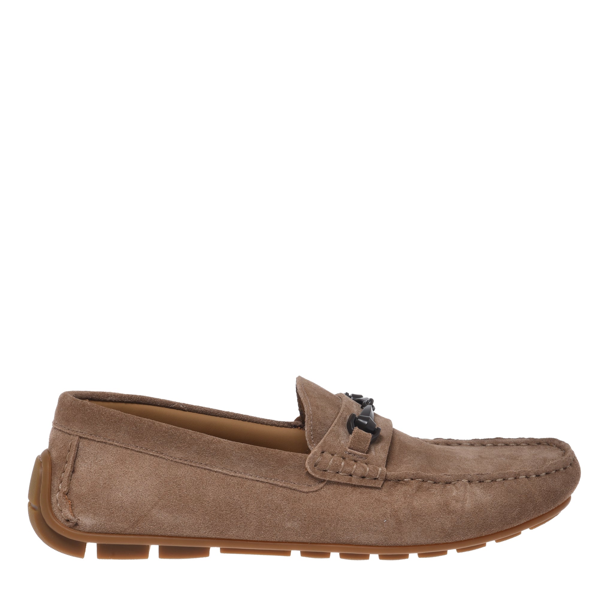 Loafer in beige suede leather-Baldinini-OUTLET-46-SAVANA-ARCHIVIST-ARCHIVE-SALE