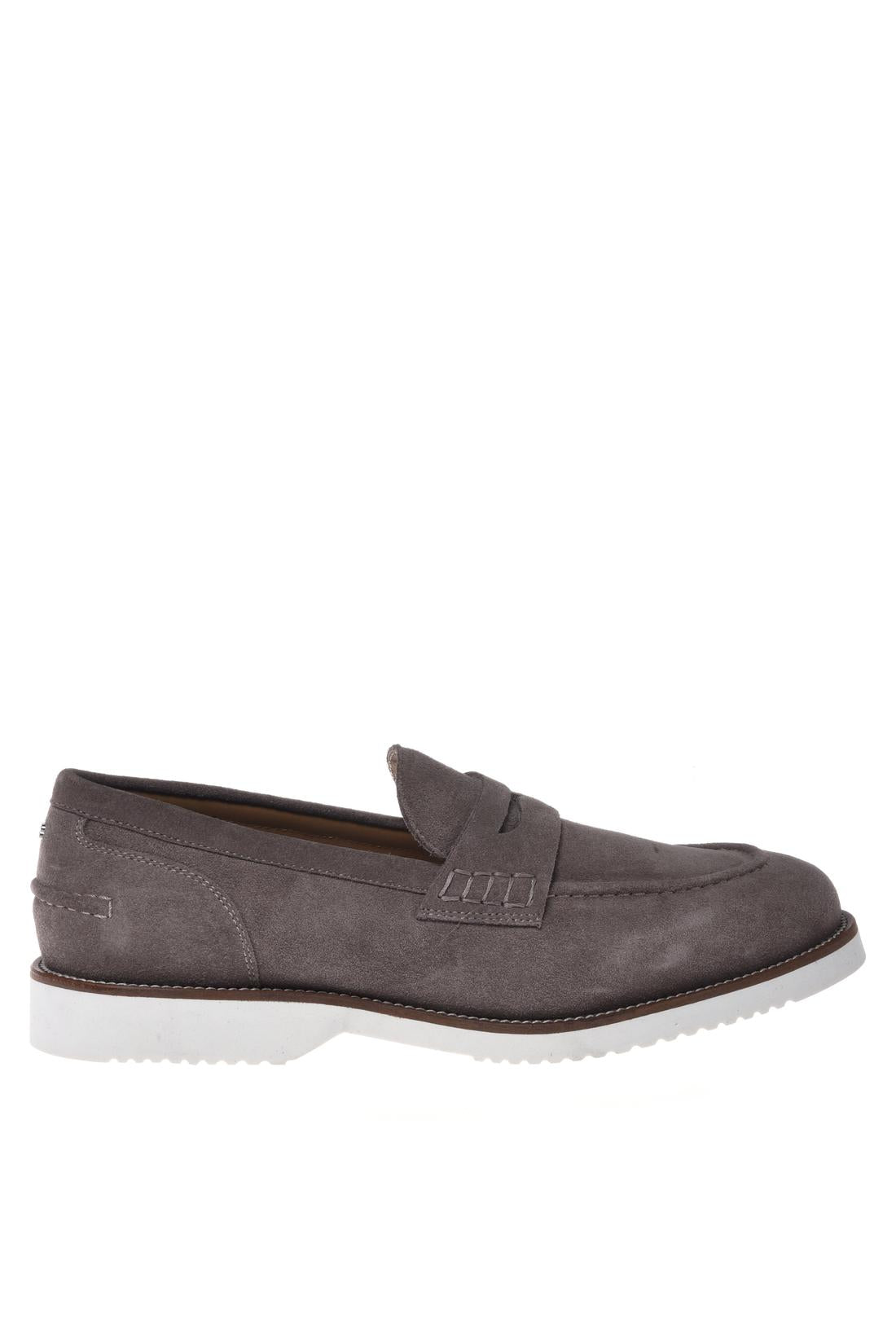 Loafer in suede taupe-Baldinini-OUTLET-39-TORTORA-ARCHIVIST-ARCHIVE-SALE