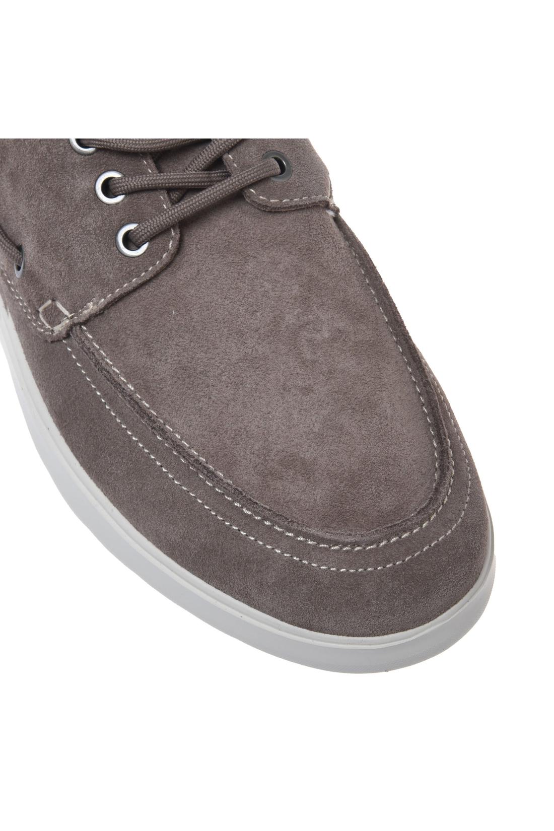 Taupe suede leather loafer-Baldinini-OUTLET-ARCHIVIST-ARCHIVE-SALE