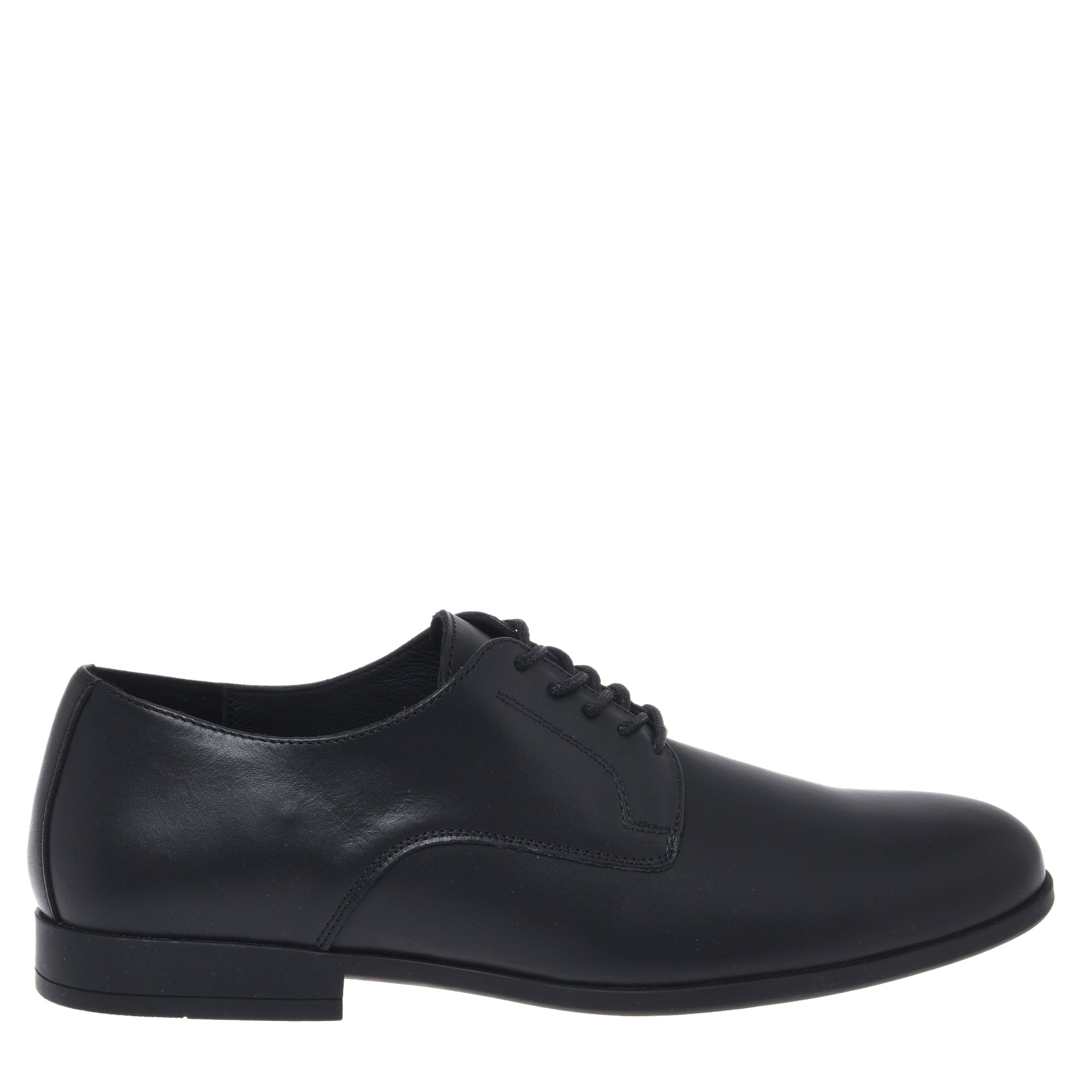 Lace-up in leather black-Baldinini-OUTLET-46-NERO-ARCHIVIST-ARCHIVE-SALE