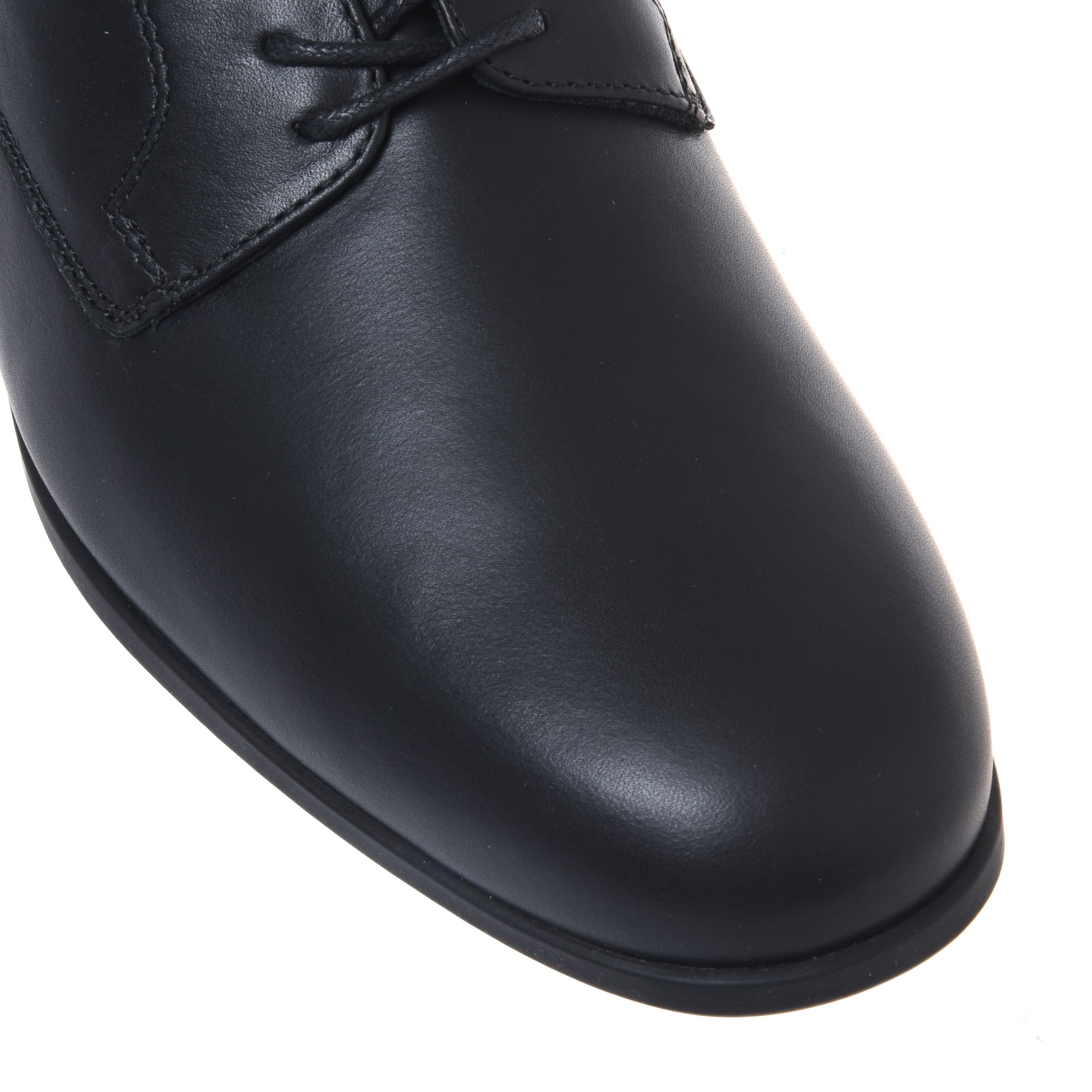 Lace-up in leather black-Baldinini-OUTLET-ARCHIVIST-ARCHIVE-SALE