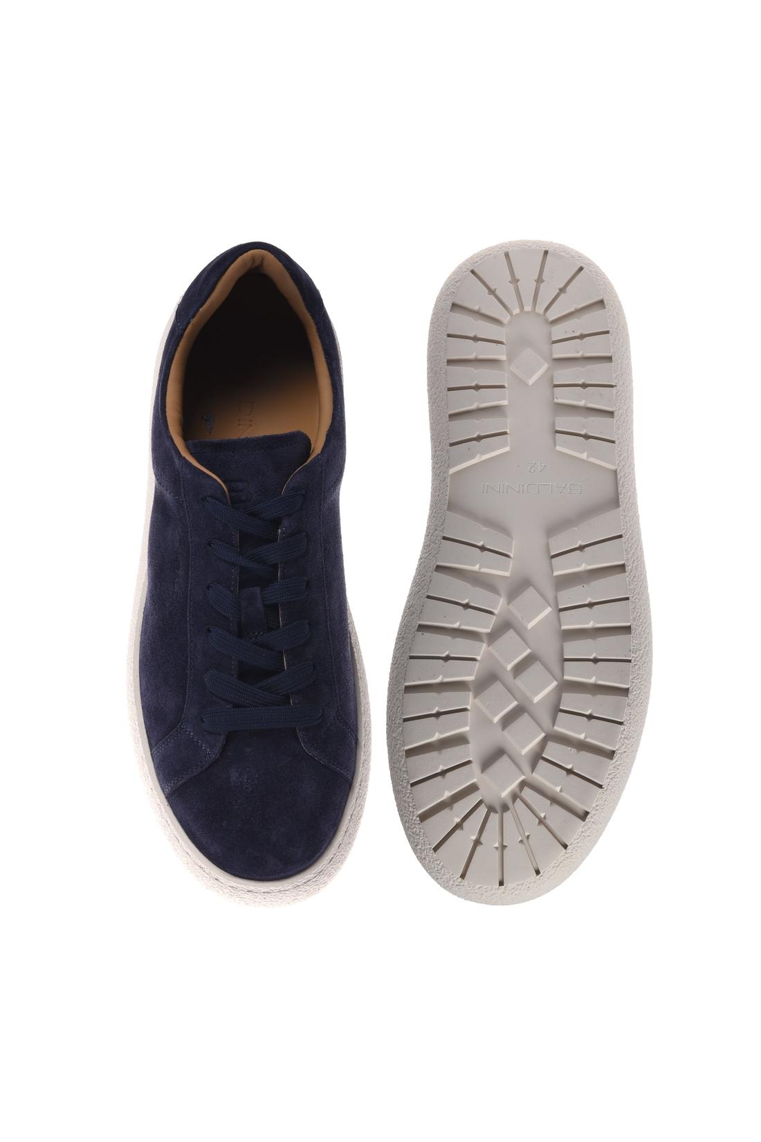 Sneaker in suede blue