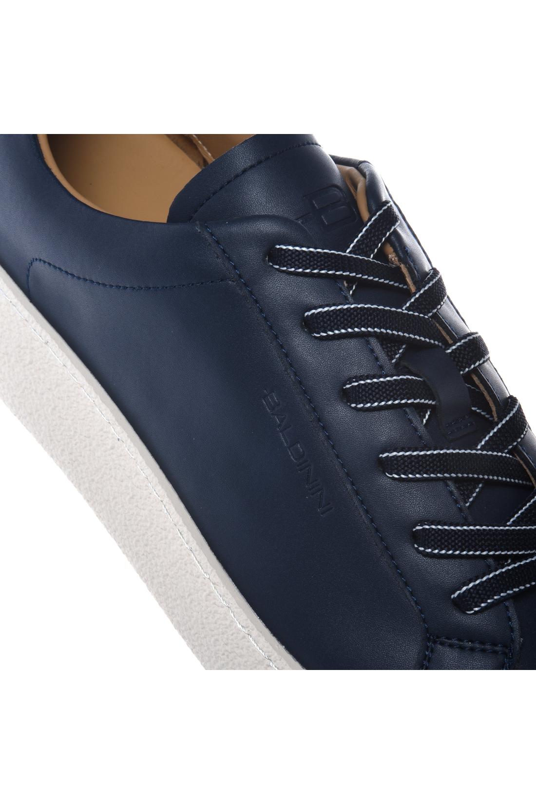 Sneaker in leather blue-Sneaker-Baldinini-OUTLET-ARCHIVIST-ARCHIVE-SALE