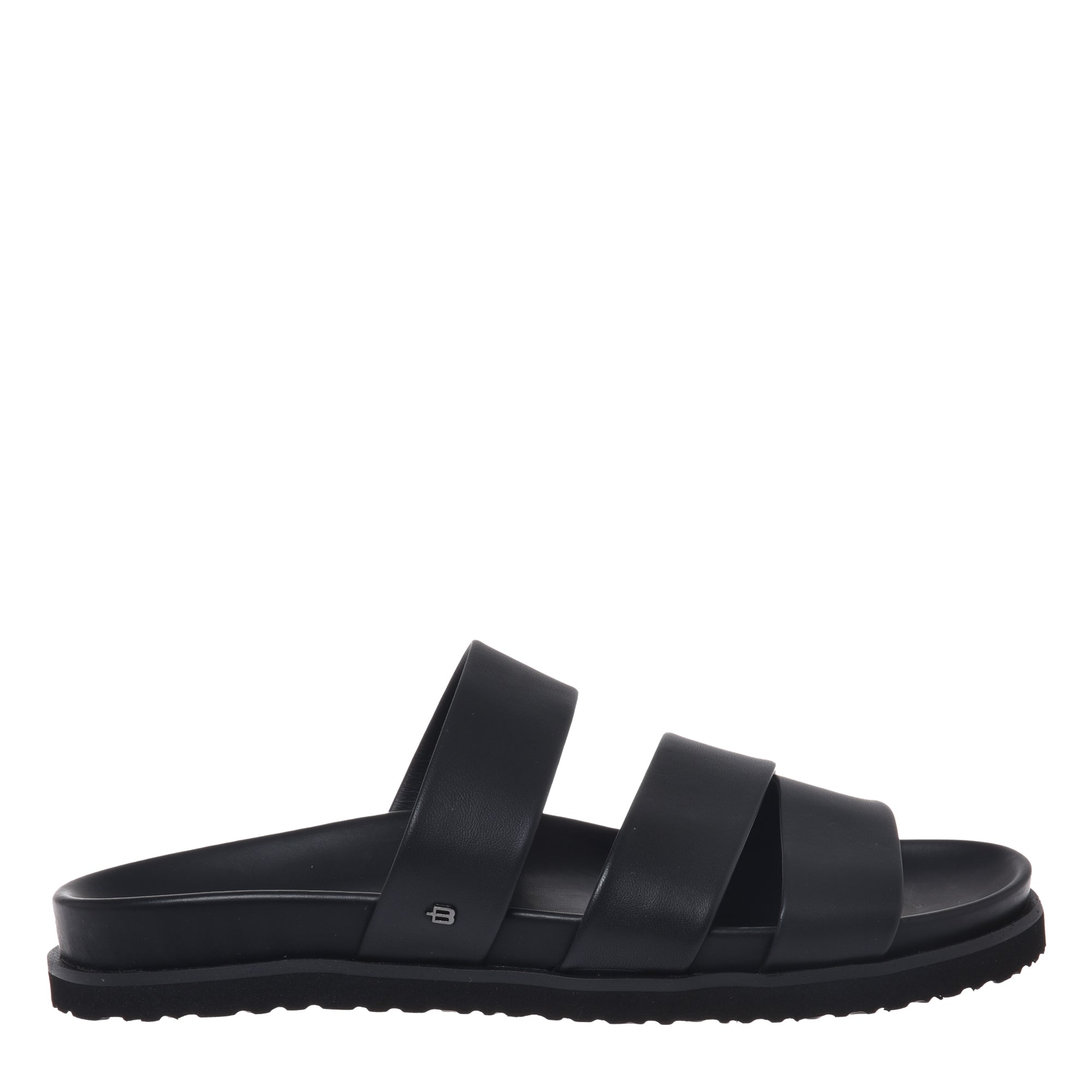 Mule in black leather-Baldinini-OUTLET-46-NERO-ARCHIVIST-ARCHIVE-SALE