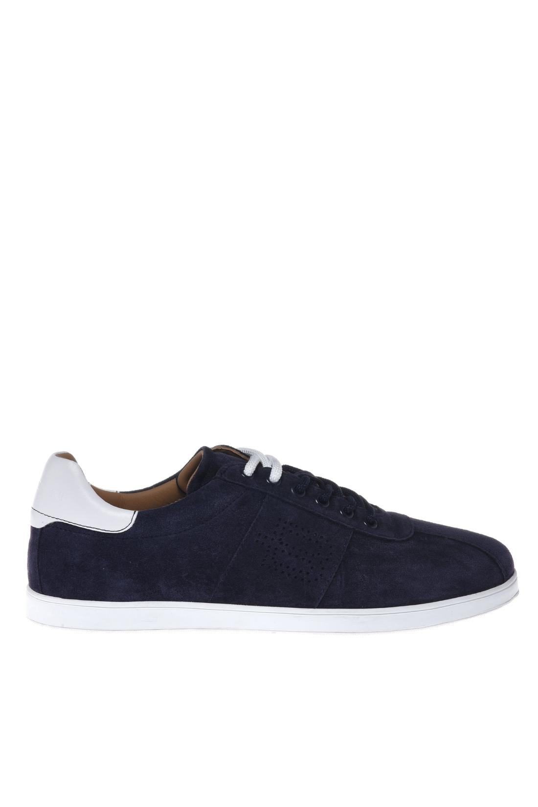Sneaker in suede blue-Sneaker-Baldinini-OUTLET-39-BALTICO-ARCHIVIST-ARCHIVE-SALE