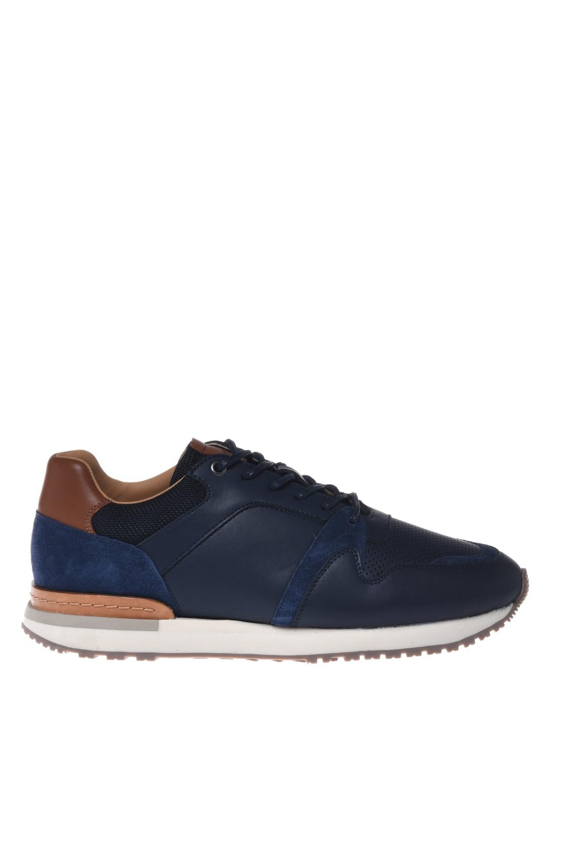 Sneaker in leather blue-Sneaker-Baldinini-OUTLET-39-BLU-ARCHIVIST-ARCHIVE-SALE