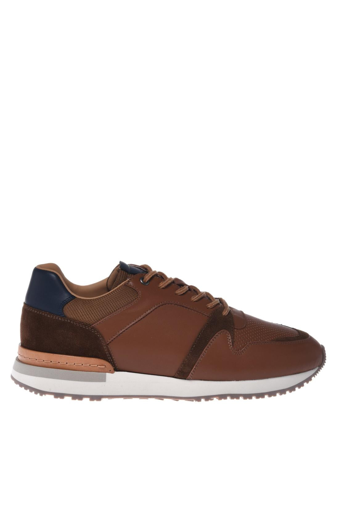 Sneaker in leather brown-Sneaker-Baldinini-OUTLET-39-CUOIO-ARCHIVIST-ARCHIVE-SALE