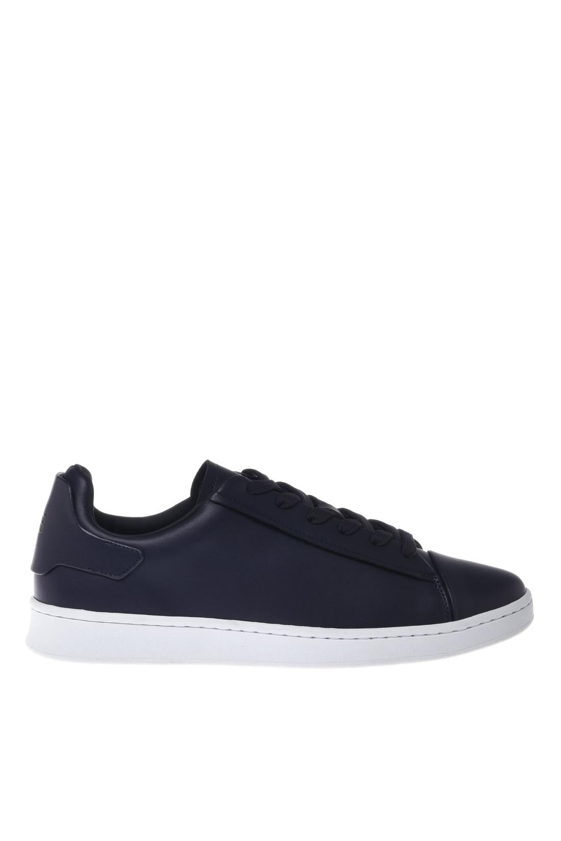 Sneaker in leather blue