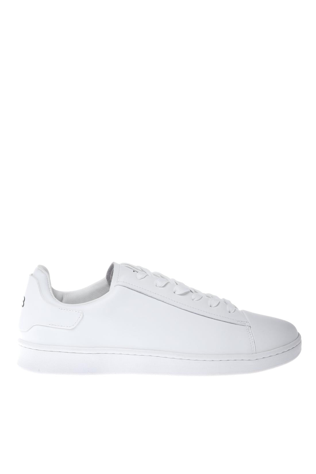 Sneaker in leather white