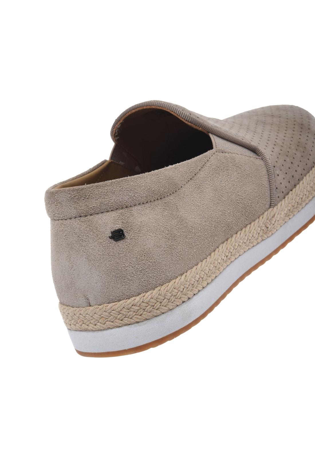 Slip‑on in perforated beige suede-Baldinini-OUTLET-ARCHIVIST-ARCHIVE-SALE