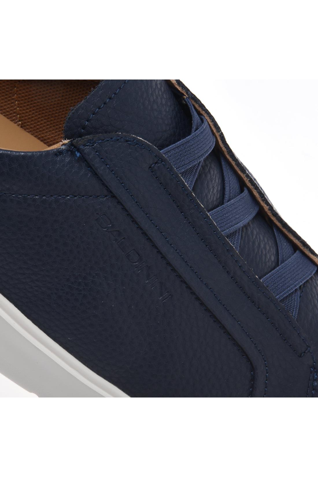 Blue bottalato leather slip-on-Baldinini-OUTLET-ARCHIVIST-ARCHIVE-SALE