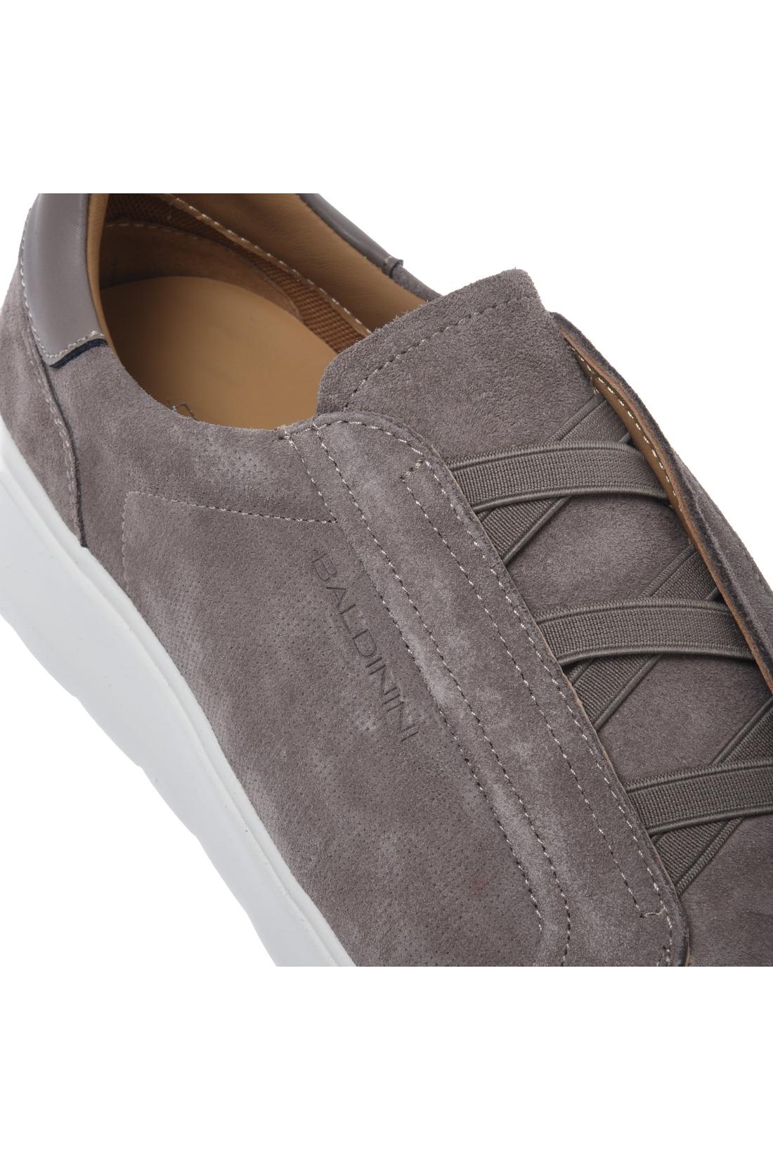 Taupe suede leather slip‑on-Baldinini-OUTLET-ARCHIVIST-ARCHIVE-SALE