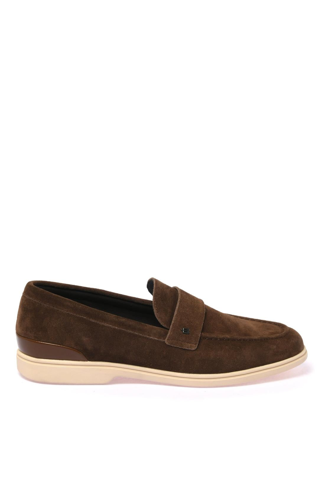 Loafer in brown suede