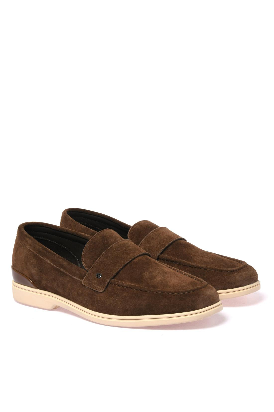 Loafer in brown suede