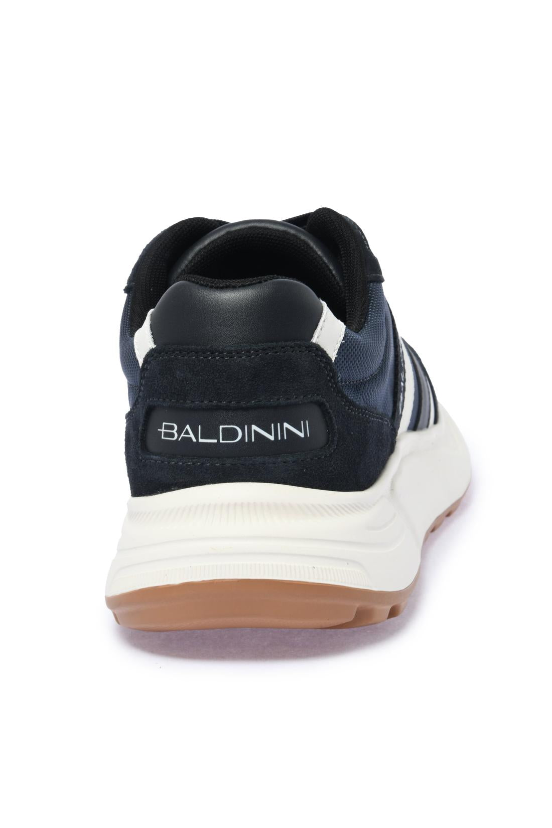 Sneaker in suede and fabric blue