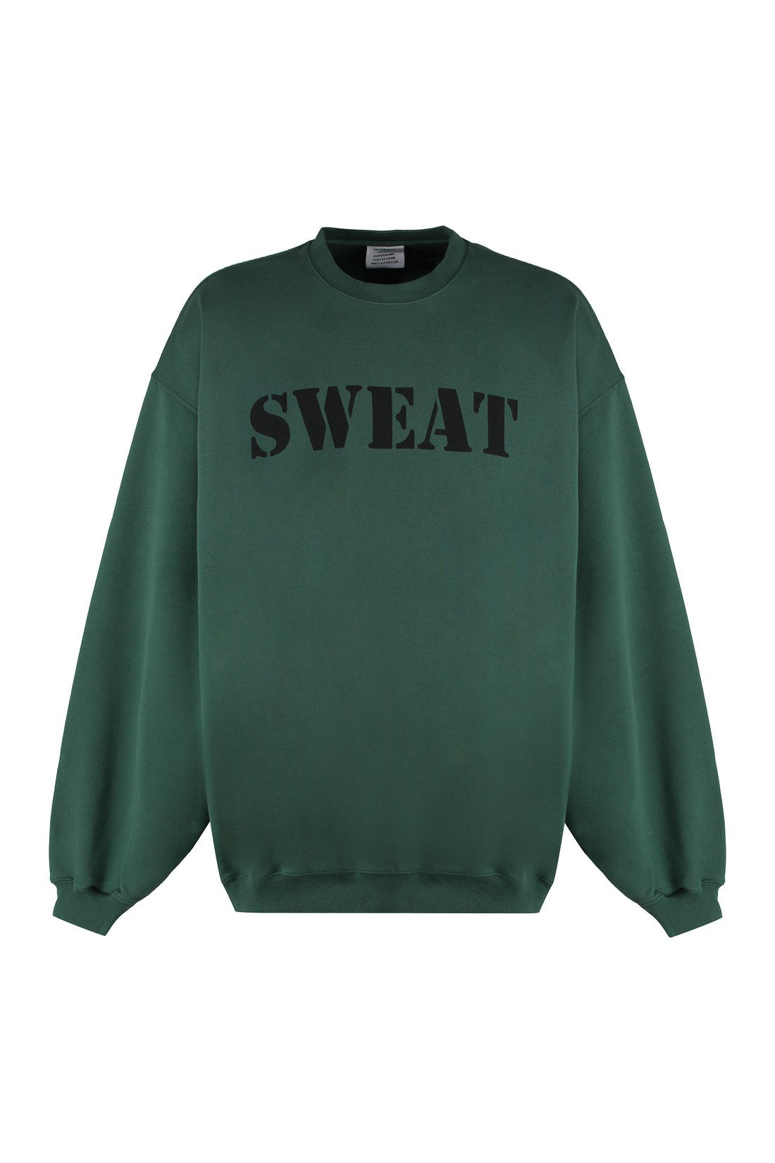 Oversize cotton sweatshirt