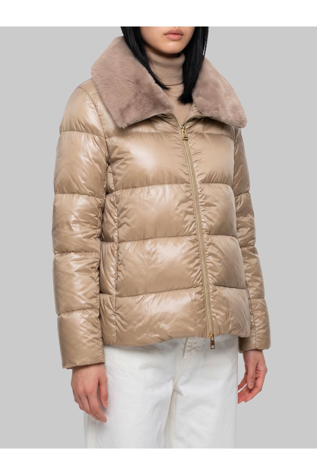 Herno-OUTLET-SALE-Ultralight nylon and fur collar jacket-ARCHIVIST