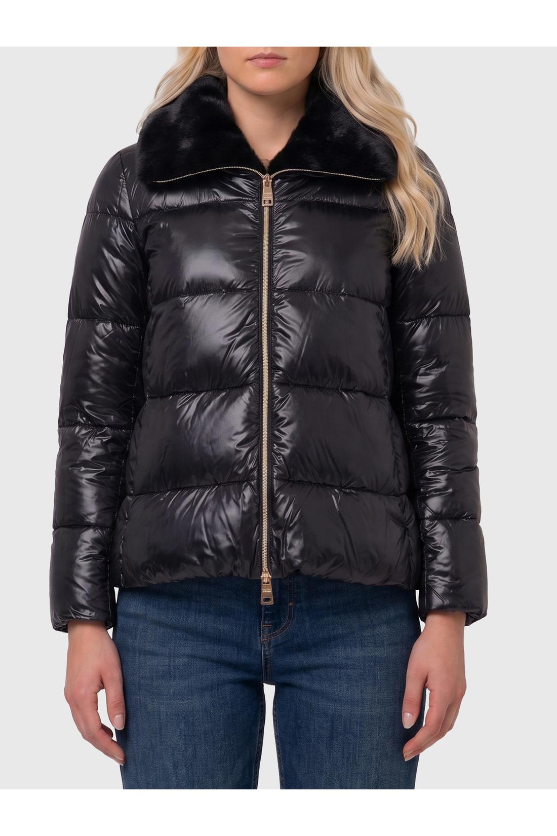 Herno-OUTLET-SALE-Ultralight nylon and fur collar jacket-ARCHIVIST