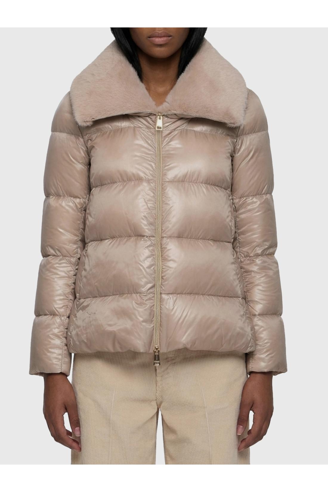 Herno-OUTLET-SALE-Ultralight nylon and fur collar jacket-ARCHIVIST