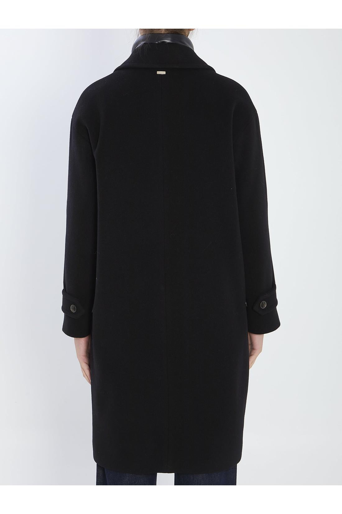 Herno-OUTLET-SALE-Ultralight wool and nylon coat-ARCHIVIST