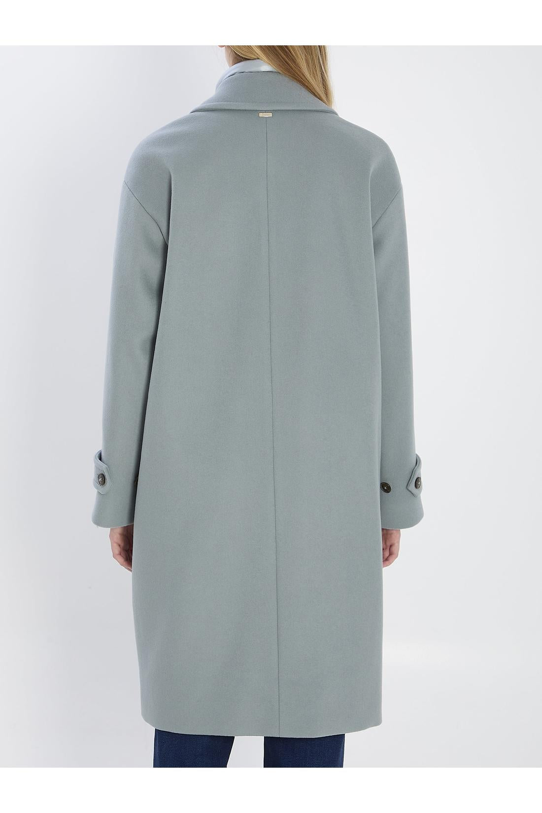 Herno-OUTLET-SALE-Ultralight wool and nylon coat-ARCHIVIST