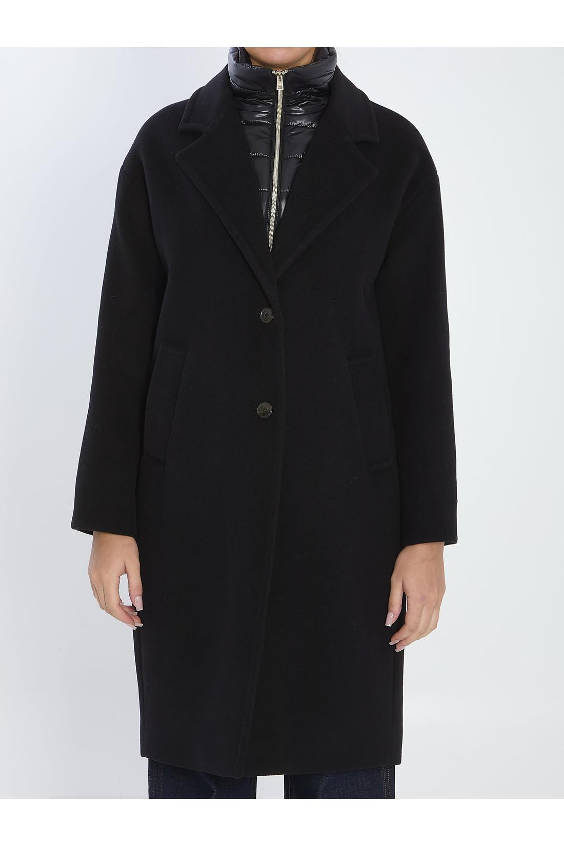 Herno-OUTLET-SALE-Ultralight wool and nylon coat-ARCHIVIST