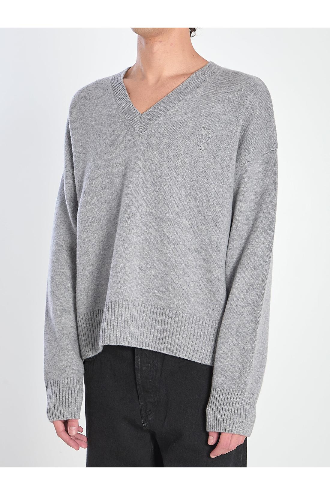 Ami Paris-OUTLET-SALE-V-neck sweater-ARCHIVIST