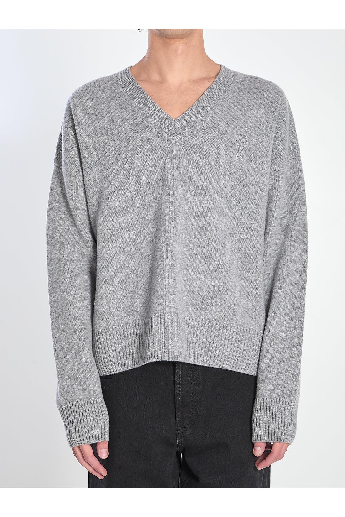 Ami Paris-OUTLET-SALE-V-neck sweater-ARCHIVIST