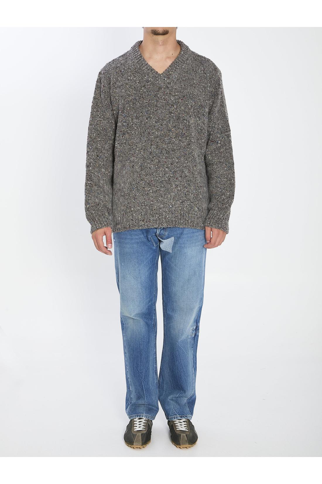 Maison Margiela-OUTLET-SALE-V-neck sweater-ARCHIVIST