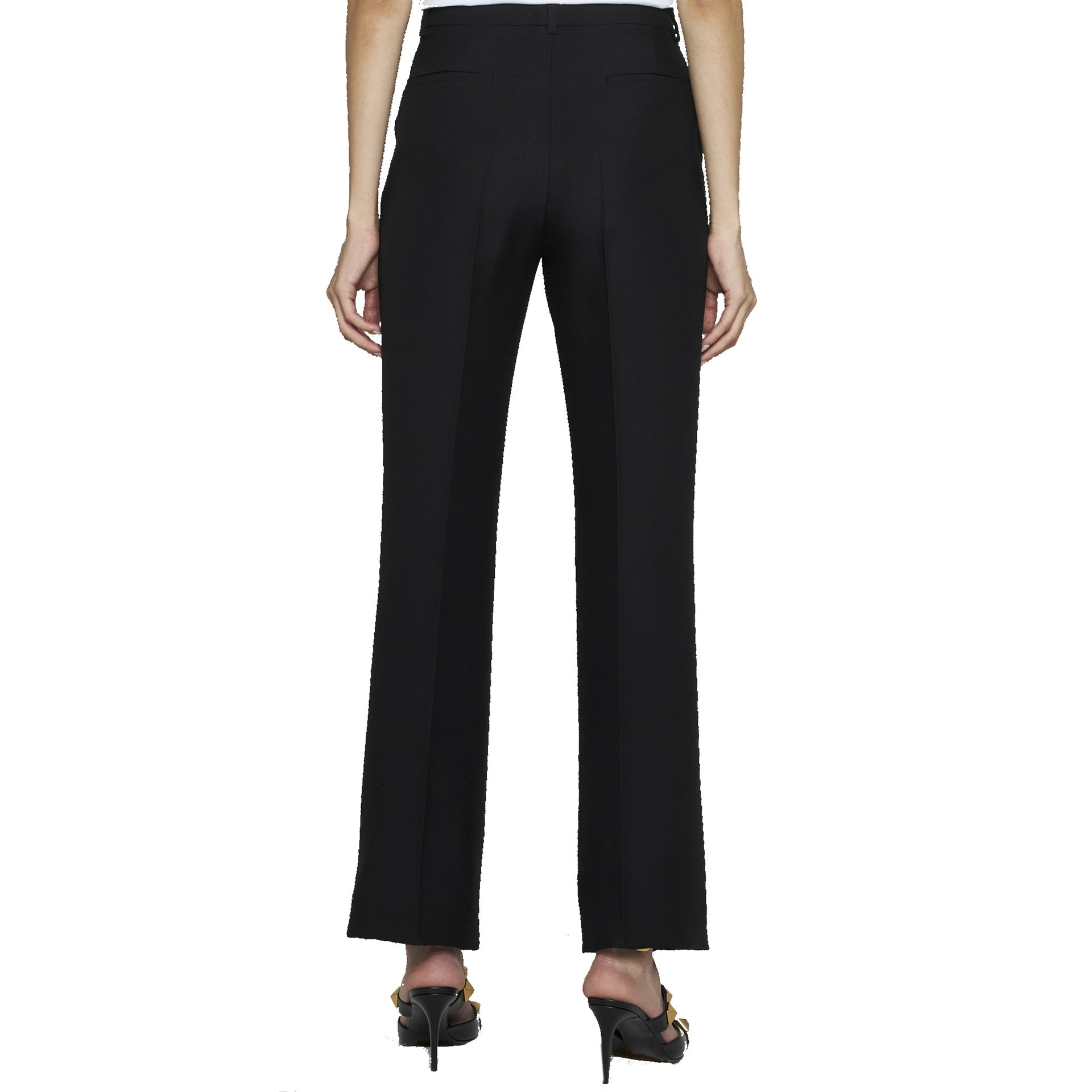 Valentino Wool And Silk Trousers