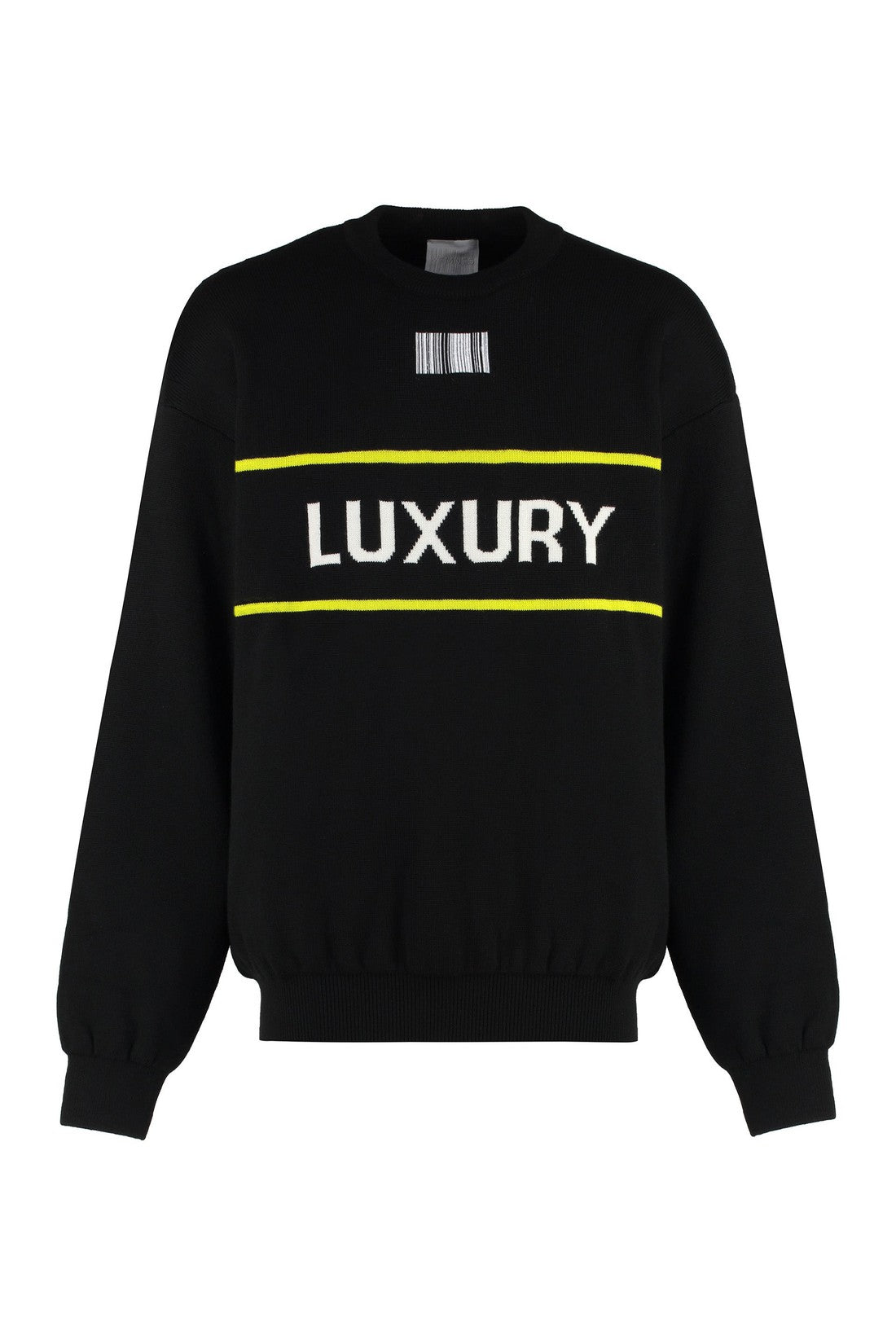 Luxury wool crew-neck sweater