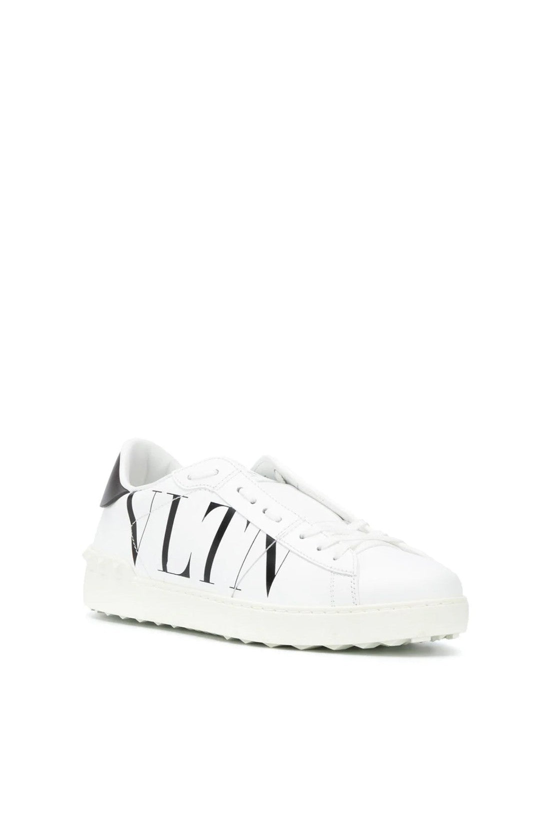 Valentino Garavani-OUTLET-SALE-VLTN Logo Rockstud Open Sneakers-ARCHIVIST