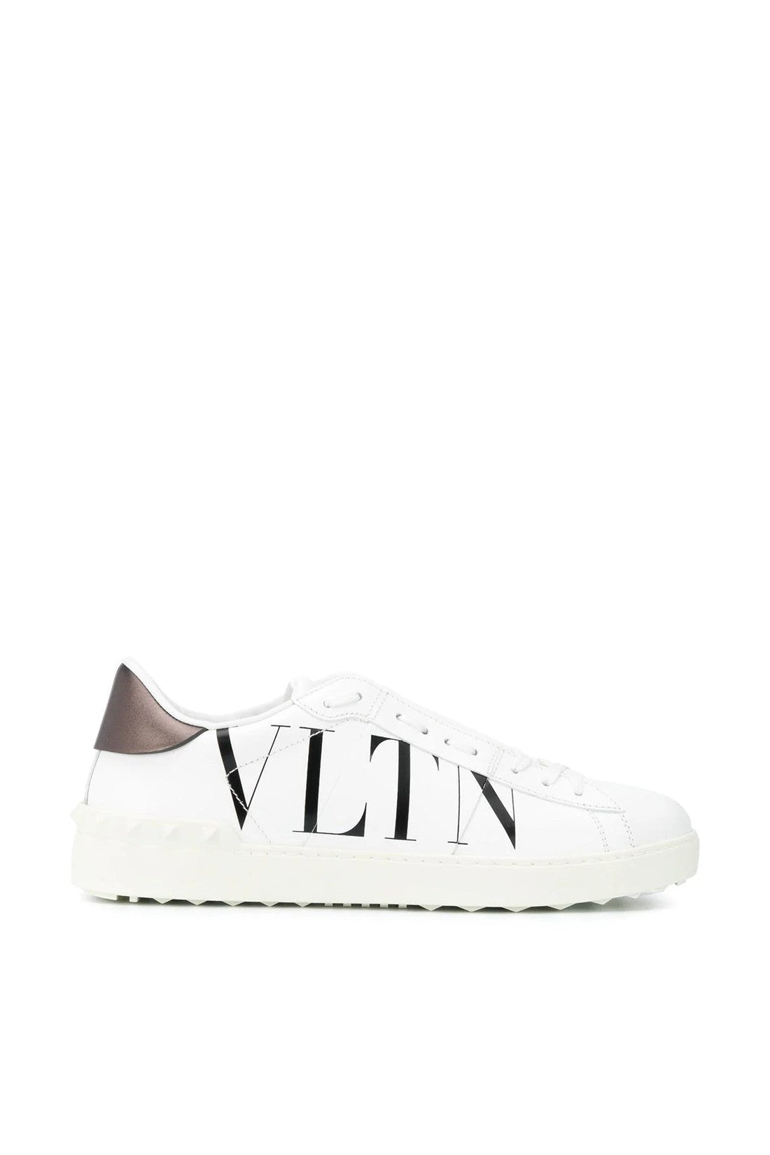 Valentino Garavani-OUTLET-SALE-VLTN Logo Rockstud Open Sneakers-ARCHIVIST