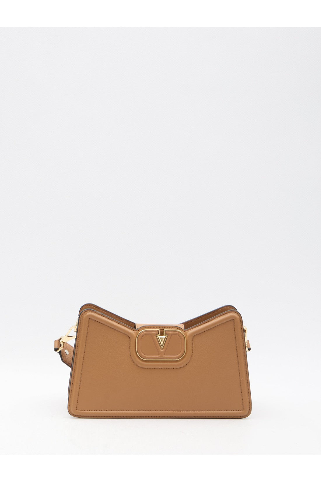 VALENTINO GARAVANI-OUTLET-SALE-VLogo Leather shoulder bag-ARCHIVIST