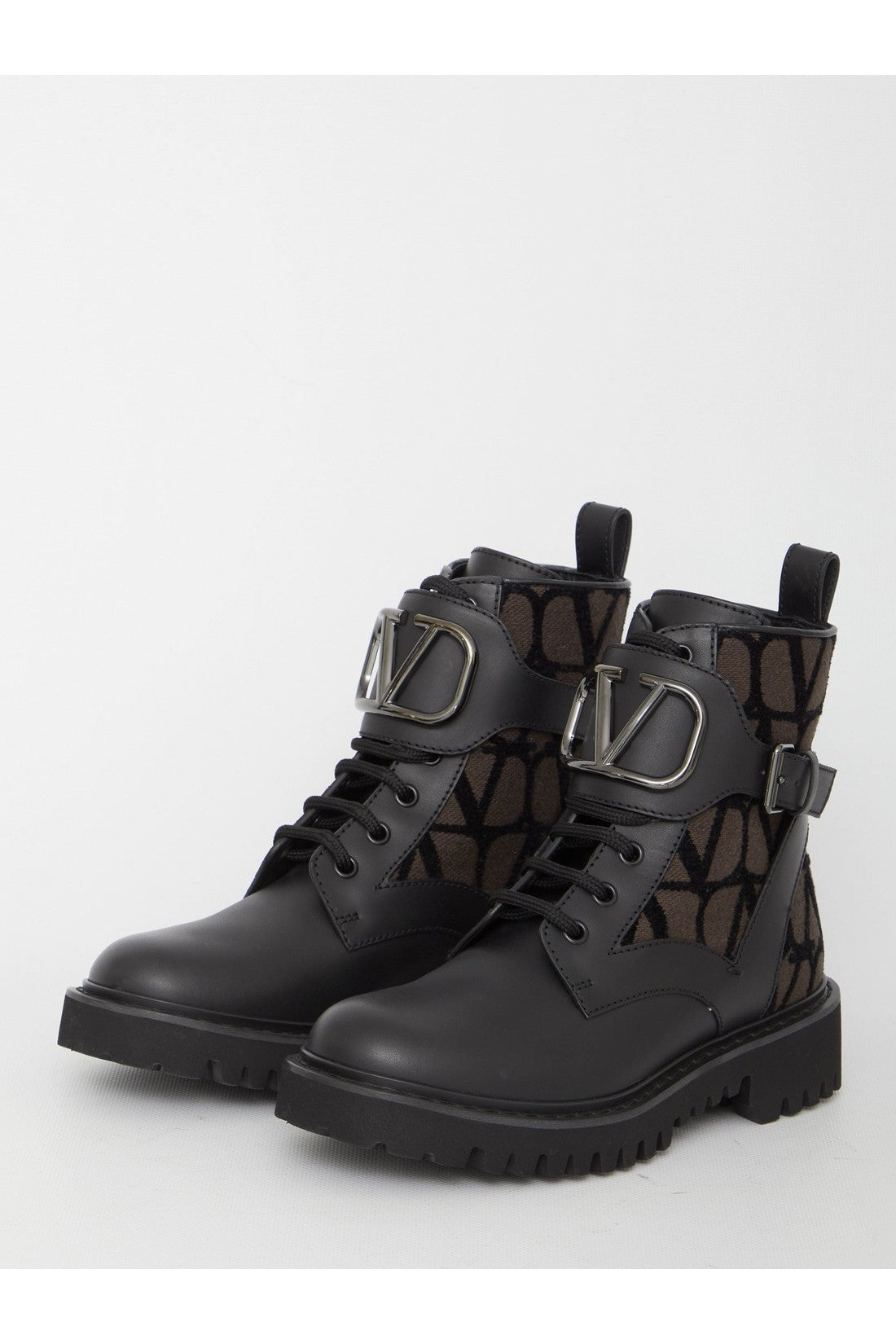 VALENTINO GARAVANI-OUTLET-SALE-VLogo Signature Combat boots-ARCHIVIST