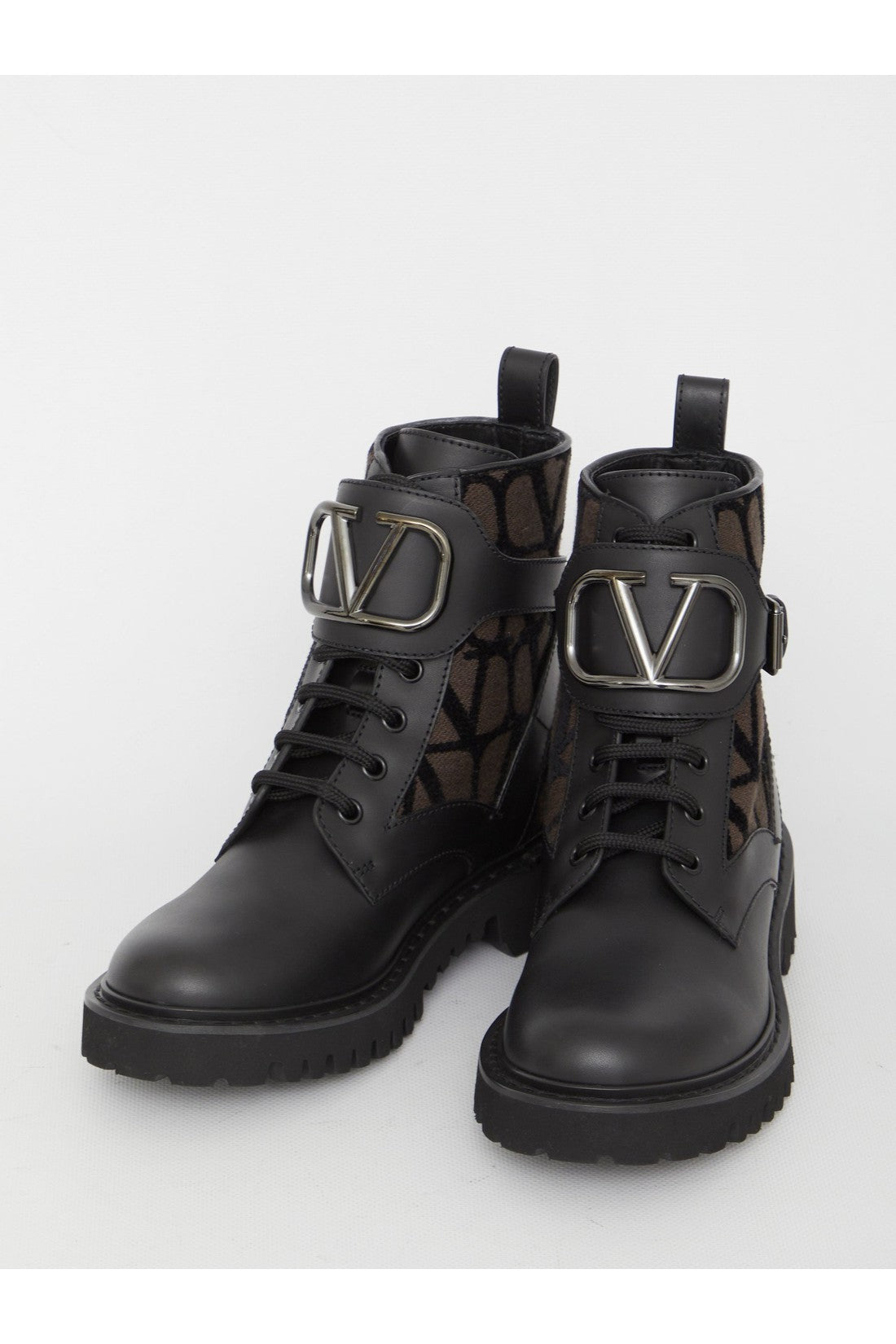 VALENTINO GARAVANI-OUTLET-SALE-VLogo Signature Combat boots-ARCHIVIST