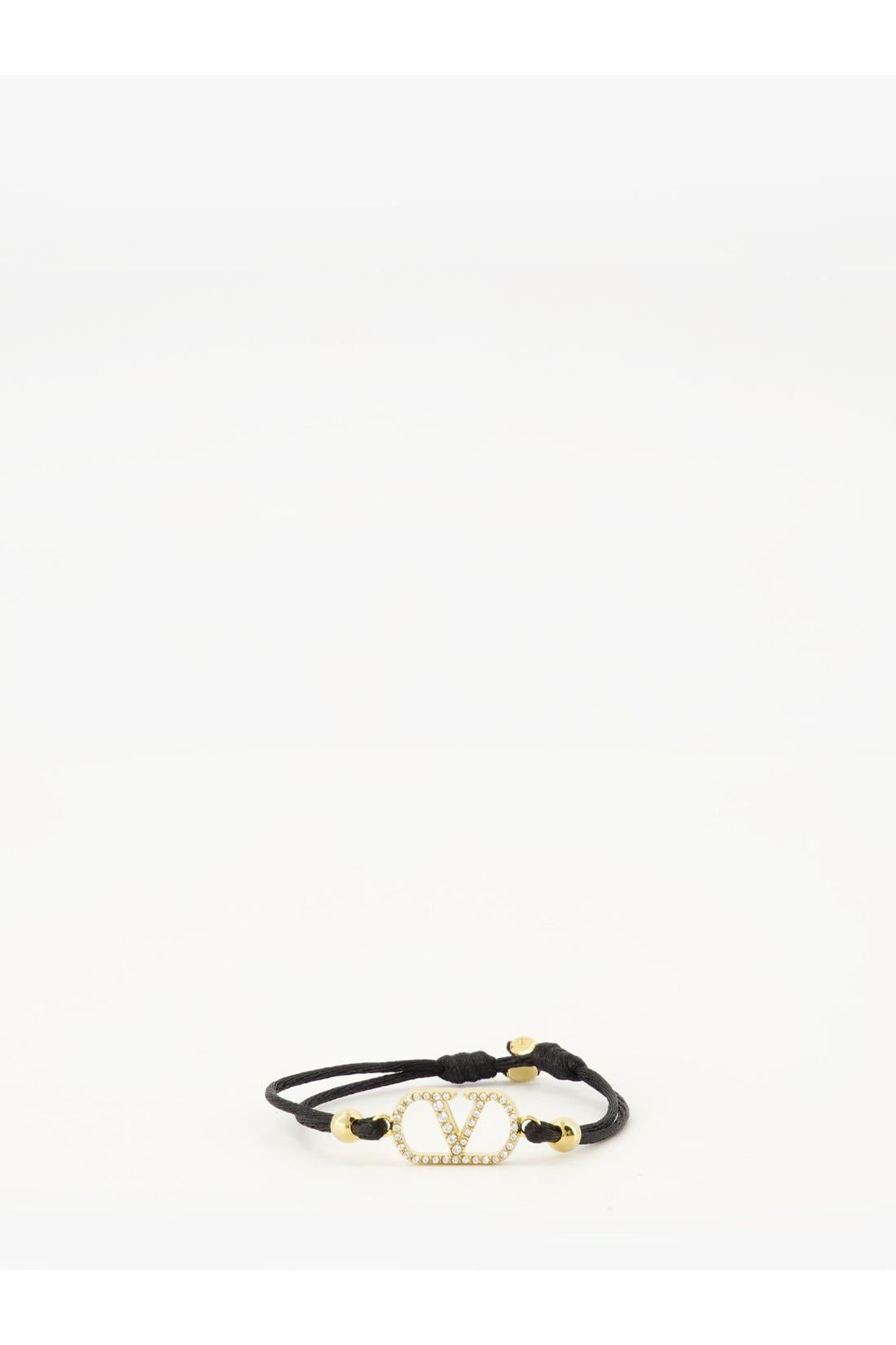 Valentino Garavani-OUTLET-SALE-VLogo Signature Swarovski® Crystal bracelet-ARCHIVIST