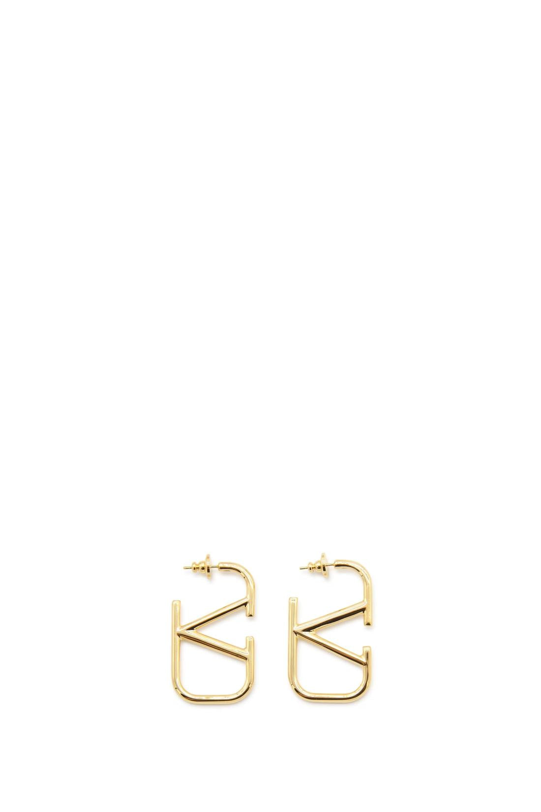 Valentino Garavani-OUTLET-SALE-VLogo Signature metal earrings-ARCHIVIST