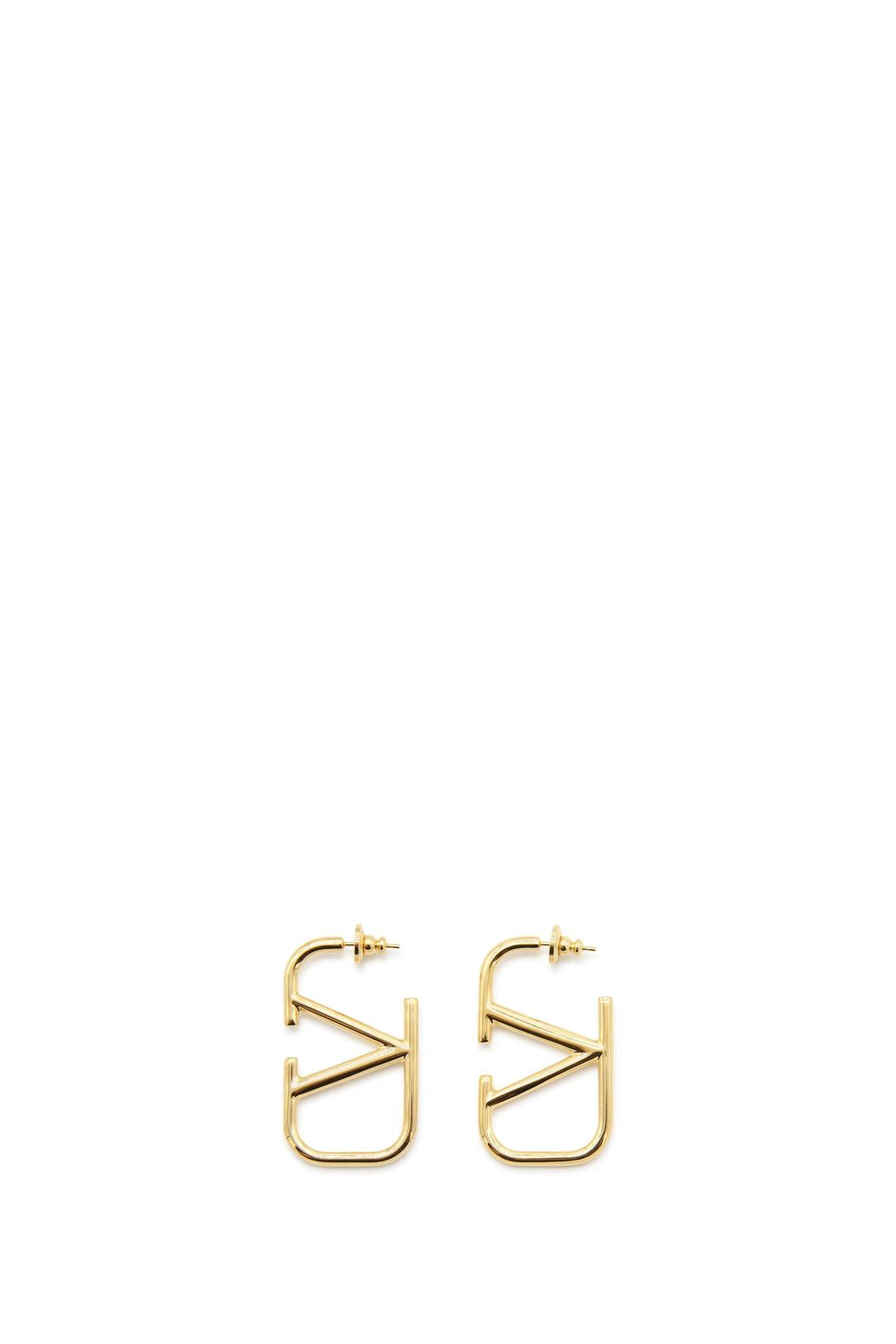 Valentino Garavani-OUTLET-SALE-VLogo Signature metal earrings-ARCHIVIST