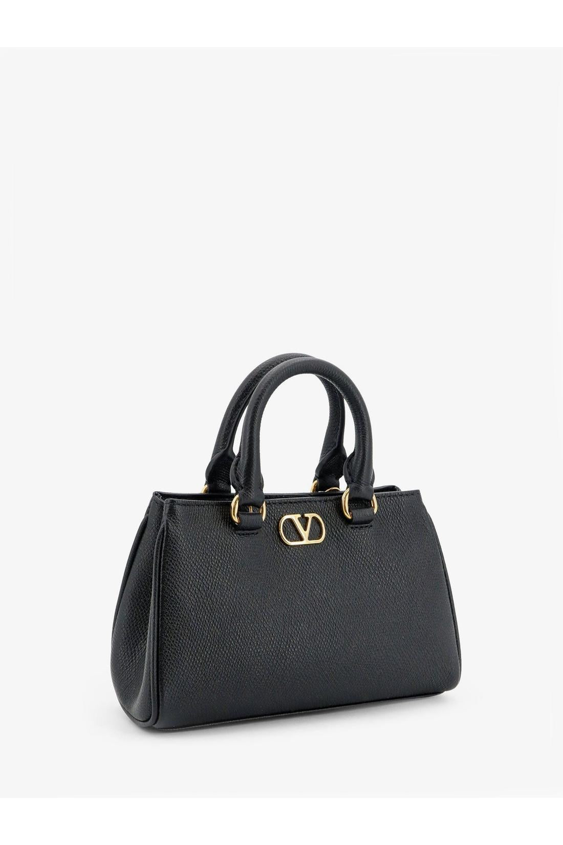 Valentino Garavani-OUTLET-SALE-VLogo Signature mini bag in grainy calfskin-ARCHIVIST