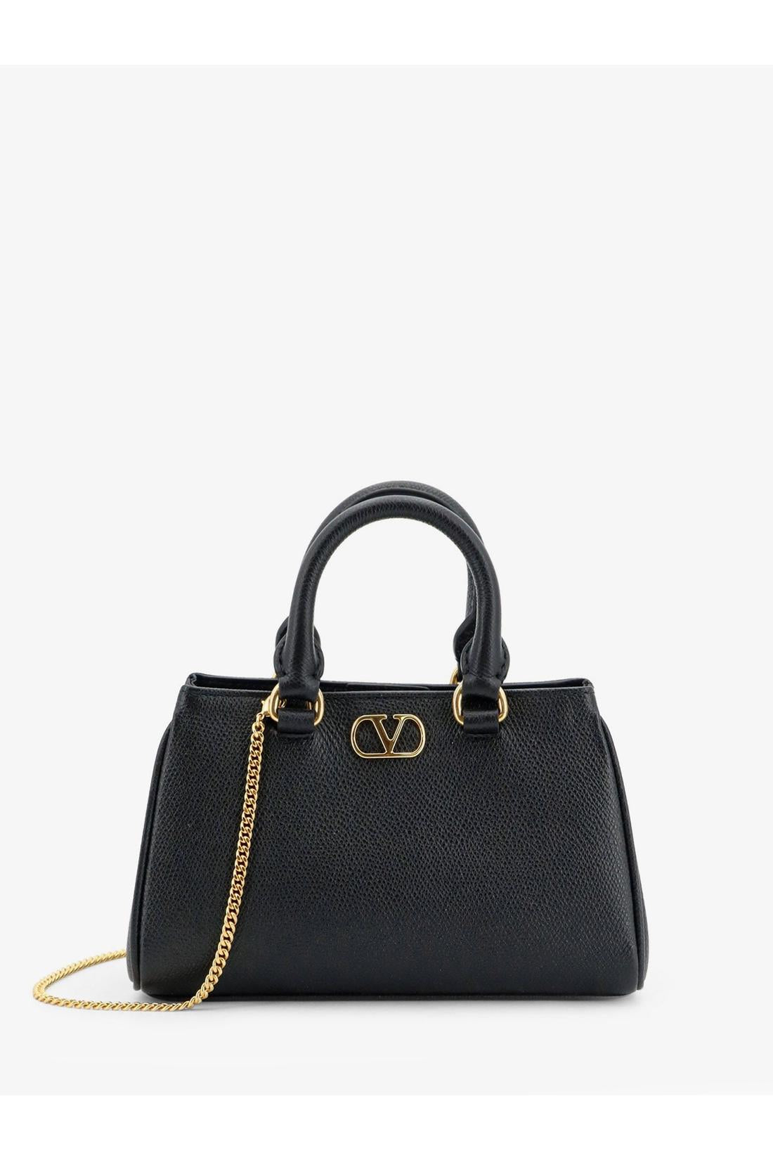 Valentino Garavani-OUTLET-SALE-VLogo Signature mini bag in grainy calfskin-ARCHIVIST
