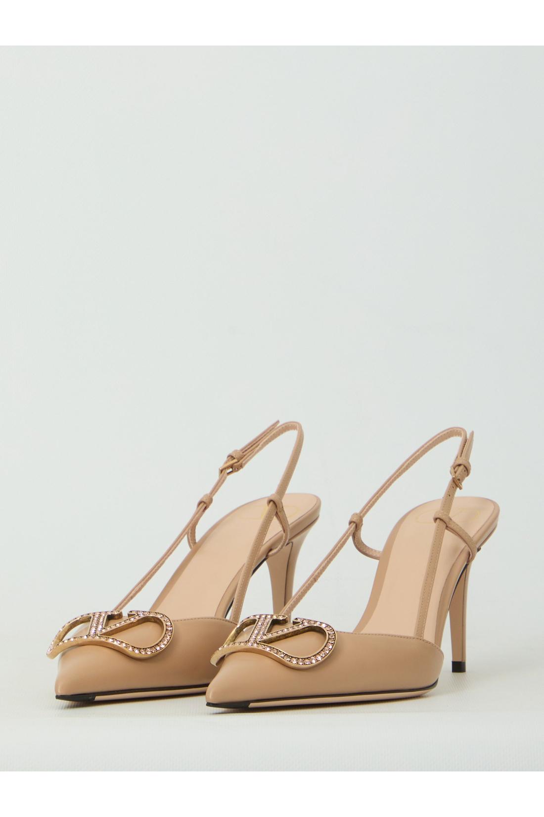 Valentino Garavani-OUTLET-SALE-VLogo Signature slingback pumps-ARCHIVIST