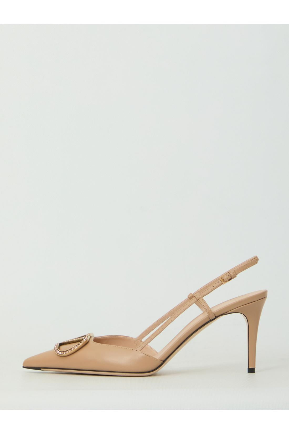 Valentino Garavani-OUTLET-SALE-VLogo Signature slingback pumps-ARCHIVIST