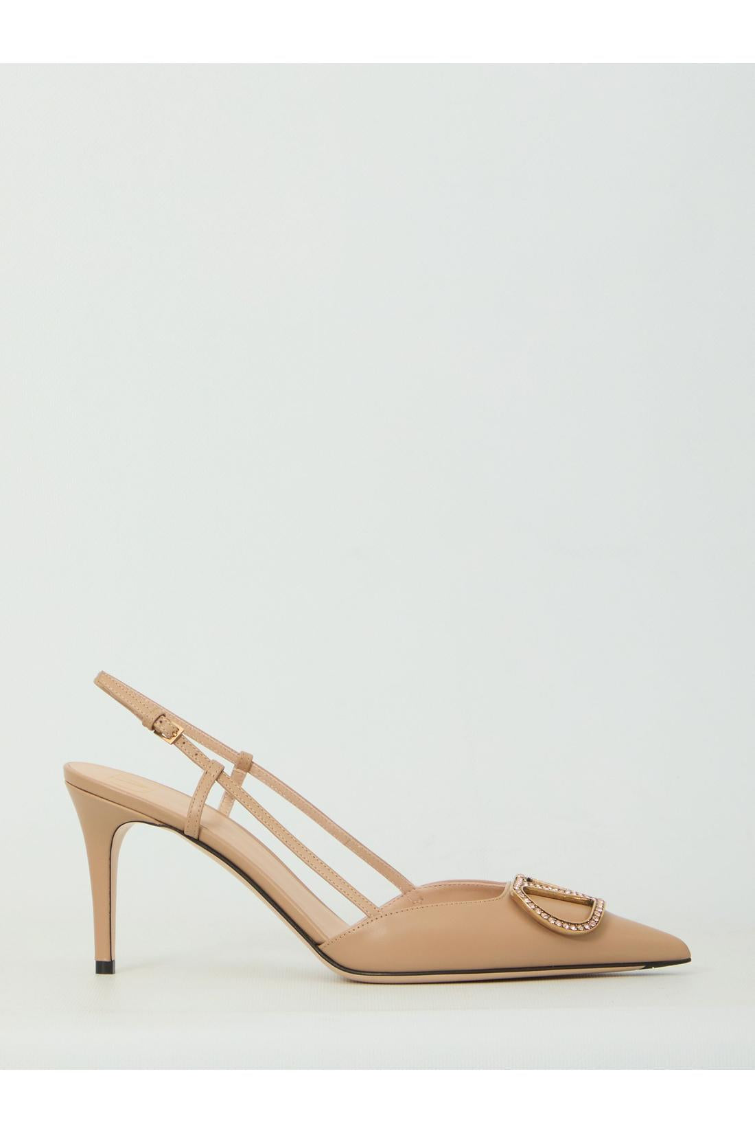 Valentino Garavani-OUTLET-SALE-VLogo Signature slingback pumps-ARCHIVIST