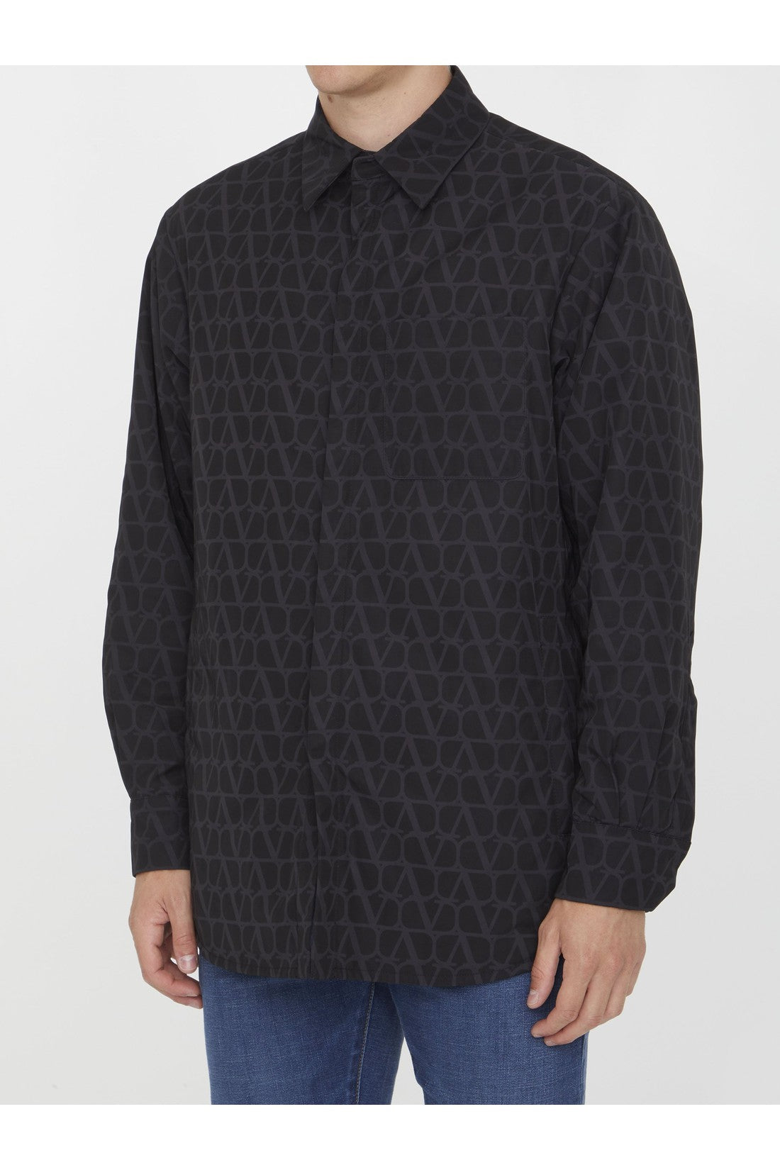 VALENTINO GARAVANI-OUTLET-SALE-VLogo shirt-ARCHIVIST