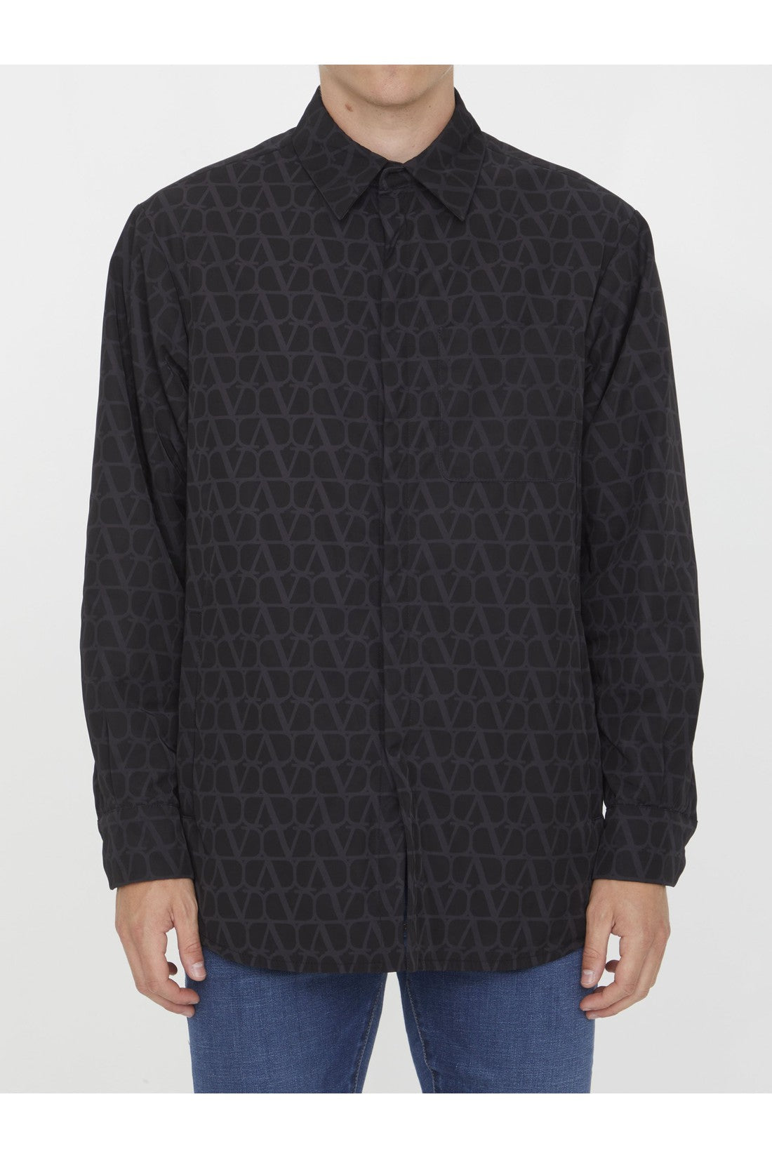 VALENTINO GARAVANI-OUTLET-SALE-VLogo shirt-ARCHIVIST