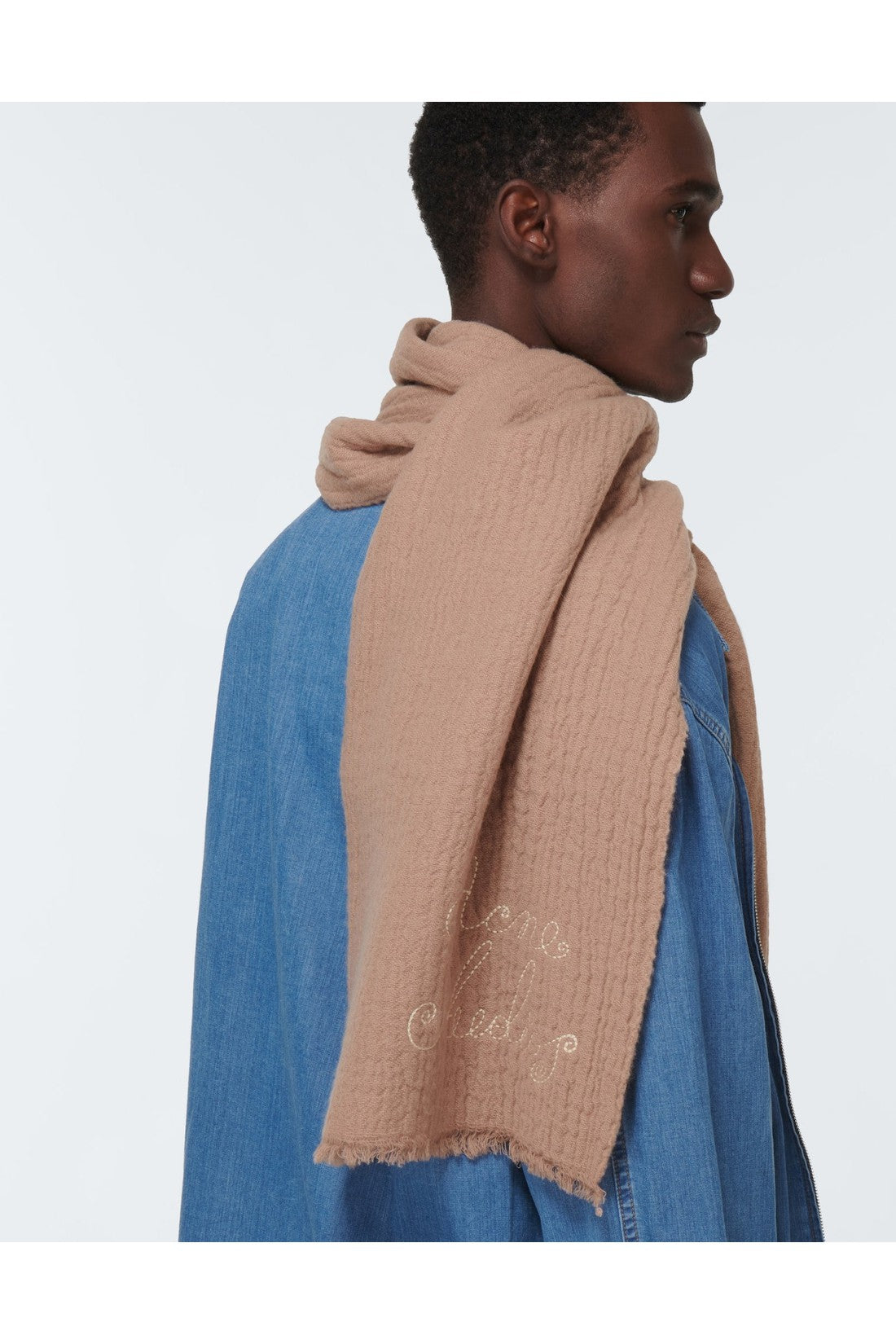 Acne Studios-OUTLET-SALE-Vakota Crinkle Wool Scarf-ARCHIVIST