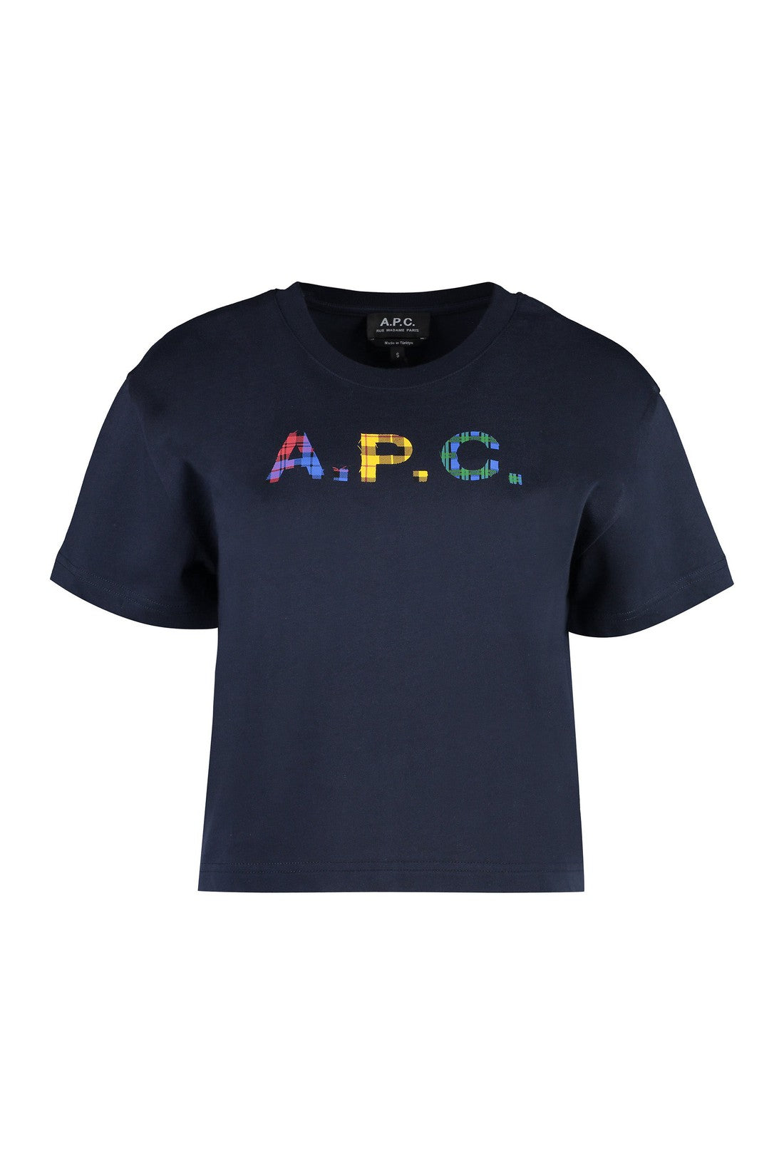 A.P.C.-OUTLET-SALE-Val logo cotton t-shirt-ARCHIVIST